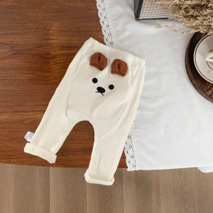 Korean-style baby spring clothing stylish leggings for spring and autumn PP Thin pants for baby girls childrens outerwear pants childrens clothing