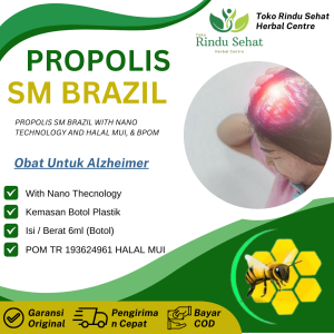 Obat Herbal Alzheimer Stroke Migrain Pusing Kunang - kunang PROPOLIS SM