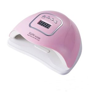SUN 5X MAX Lampu UV LED Nail Dryer Mesin 180W 45 LED Pengering Kutek Alat Pengering Cat Kuku