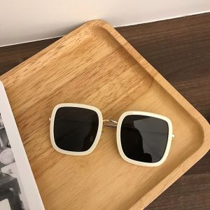 [COD] Kacamata Hitam Korea Kacamata Wanita Lensa Kotak Oversize Kacamata Wanita  Anti UV Protection