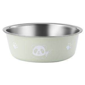 Raised Pet Bowl Stainless Steel Cat Bowl Dog Feeder Non Slip Easy Clean Food Water Dish Home Use