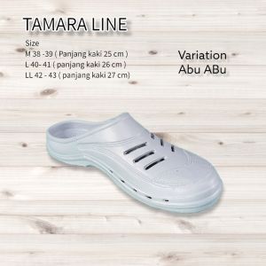 Sandal Selop Karet Pria  Anti Licin Anti Air Tebal Nyaman Dipakai Harian – Slip on Casual Tamara Line 168