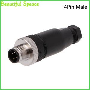 Beautiful 1Pc M12 sensor connector 3 4 5 pin male female straight right angle plug