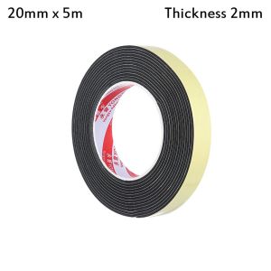 ELITEDEALSHUB 1pcs Home Improvement Hardware Window Door Waterproof Sound insulation Foam Sponge Seal Strip Single Sided Adhesive Rubber Strip Tape