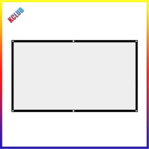 【In stock】16:9 Simple Projector Curtain 60 72 84 100 120 150 inch HD Display Screen