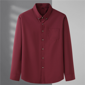 <Plus Size> 10XL Gold Buttons Men Long Sleeves Classic Black White Top Oversize Loose Business Big Shirts
