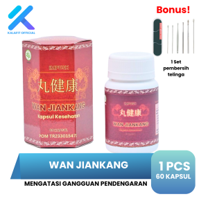 Wan Jiankang Obat Gendang Telinga Pecah Herbal Telinga Berdengung