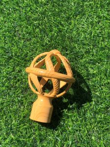 หัวตะกร้อ หัวปิดรางผ้าม่าน หัวปิดรางโชว์ หัวปิดราวผ้าม่าน หัวปิดราวม่าน มีให้เลือก 10 สี