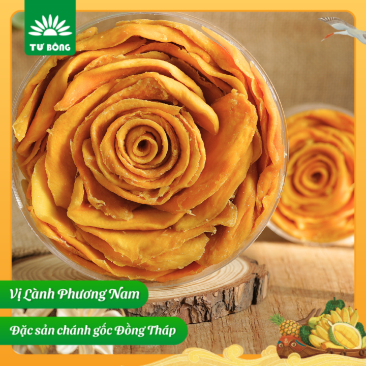 Xoài Sấy Dẻo Xếp Hình Hoa Hồng - Quà Tặng Ngọt Lành, Thơm Ngon Tự Nhiên ...
