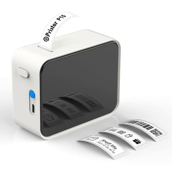 Mini Labelling Device Wireless Bluetooth Label Printer Portable Thermal Printer Similar as ...