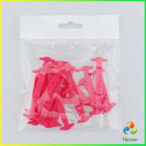 Harper เชือกรองเท้าแบบซิลิโคน ไม่ต้องผูก 16 แท่ง / แพ็ค Lazy shoelaces