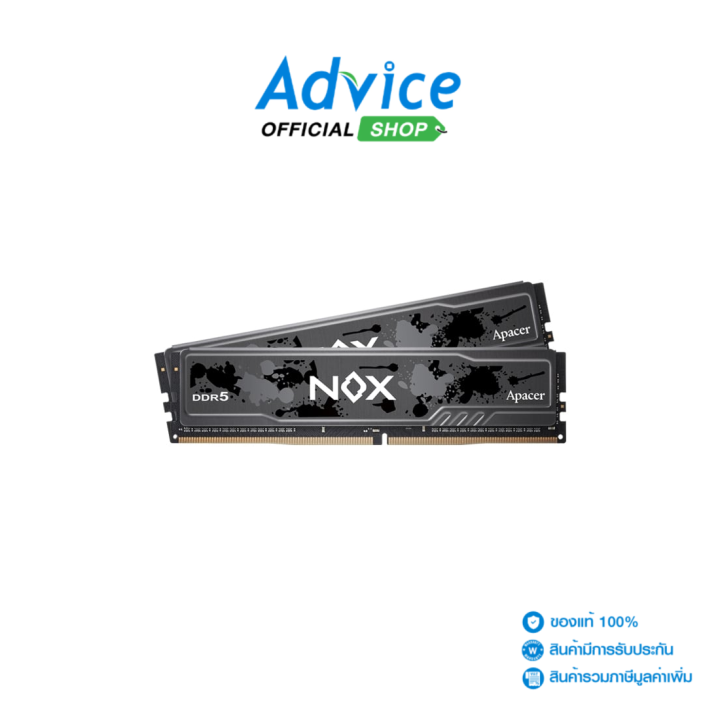 RAM DDR5(5200) 32GB (16GBX2) APACER NOX (AH5U32G52C522MBAA-2