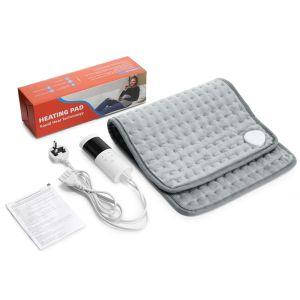 Electric Heating Pad 9 Heat Levels Soft Microfiber Warm Throw Blanket with Timer Washable Heated Mat for Office Home2026