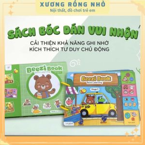 Đồ Chơi Học Liệu Bóc Dán BEEZI BOOK Phiên Bản Mở Rộng Thêm Nhiều Chủ Đề Cho Bé Từ 2-5 Tuổi Vui Chơi Học Tập