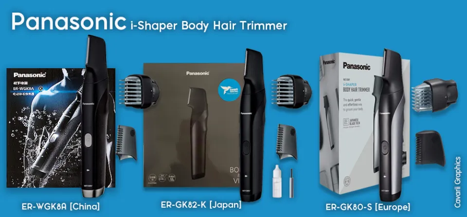 Panasonic ER-GK80 ER-WGK8A ER-GK82-K Body Hair Groomer for Men