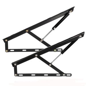 2Pcs Bed Lift Mechanism Pneumatic Bed Lift Mechanism Sofa Bed Storage Hinge 1m