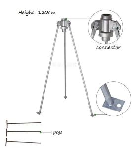 【Local Stock】2 inch aluminum sprinkler JL-40PY2H 1.5mm triangle bracket. Range 20-80 m agriculture irrigation rain gun/industrial big