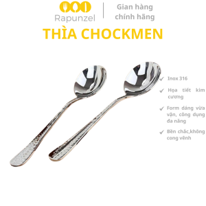 Thìa inox CHOCKMEN thìa ăn cơm CHOCKMEN thìa inox tròn thìa inox 316 thìa inox không gỉ