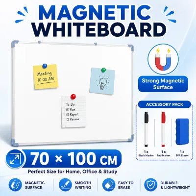 EXPOSE Big White Board with Stand Magnetic Whiteboard Multiple Sizes Office School White Board Supplies Home Writing Board Wall Stickers