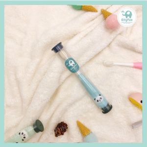 Cute baby ultra soft toothbrush Multi-Bristle Toothbrush Cartoon Panda Canned BG0021