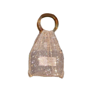 Glittering Handcraft Storage Handheld Featuring Reinforced Base Accessory for Securing Fragile Items During Travel