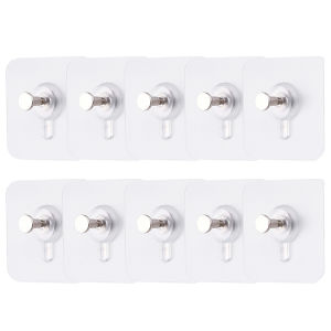 10Pcs Trong Suốt Traceless tự dính Tường Móng Tay Cho khung ảnh Treo Vẽ Móng Tay Nhà Bếp Phòng Tắm móc vít Móc Áo