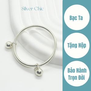 Vòng tay bạc ta cho bé SILVER CHIC LT22 bạc 950