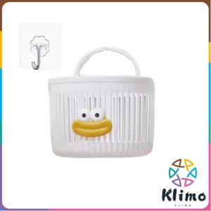 Klimo Plastic Hanging Bathroom Storage Basket Kitchen Bathroom Organizer