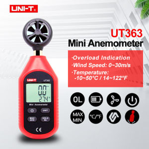 UNI-T Mini Light Meter Digital Luxmeter UT333 UT353 UT363 UT383 Digital Thermometer Hygrometer Sound Level Meter Anemometer