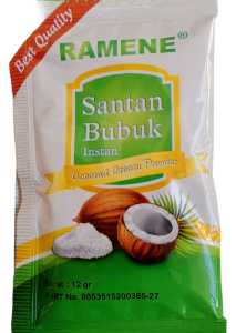 Santan bubuk instan "Ramene"  12 gr kualitas terbaik ( isi 20 pcs )