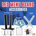 KGS LED Menu lightbox Table Stand for Milktea Shops, Restaurant, Cafe's, Trade Shows, Retails Stores. 