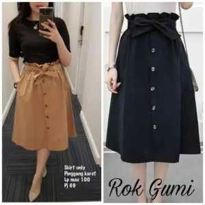 RROMO MURAH!!! ROK GUMI / ROK WANITA / ROK KEKINIAN / BAWAHAN WANITA / ROK TALI PITA / ROK KASUAL.