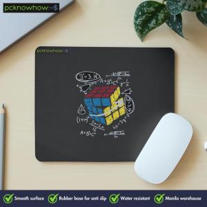 momorii Rubiks cube mouse pad Gaming desk pad Mousepad (220mm x 180mm) Compact Desk Mat Laptop Desktop Pad Smooth Surface Anti-Slip Rubber Base Water Resistant