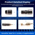 (LBI1) Monster 24Pcs Rca Male Adapter Solder Connector For Audio Video Cctv Ip Camera Security Coaxial Cable Solderness. 