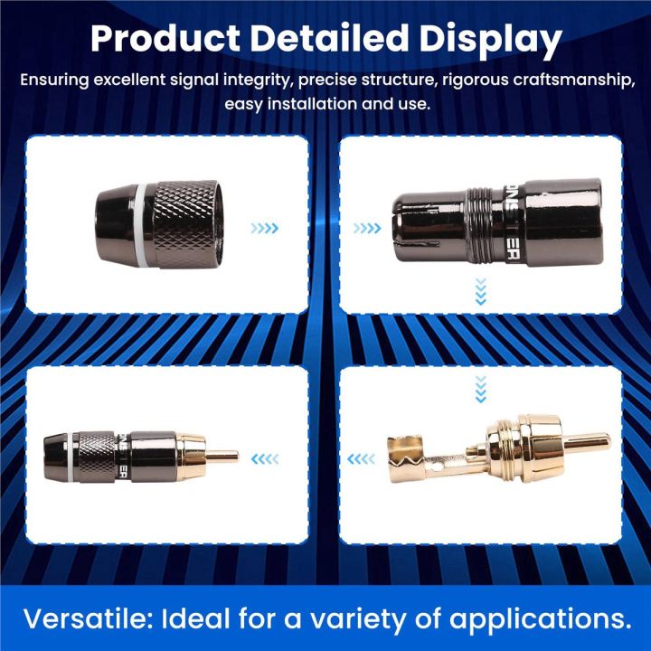 (LBI1)%20Monster%2024Pcs%20Rca%20Male%20Adapter%20Solder%20Connector%20For%20Audio%20Video%20Cctv%20Ip%20Camera%20Security%20Coaxial%20Cable%20Solderness%20-%20Image%208