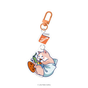 Loka Made Reader Cat Keychain