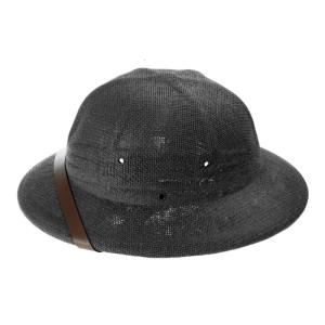 Handmade Straw Hat Elegant PU Belt Decorated Sun Hat for Women Party British Pith Hat Straw Knitted Straw Hat