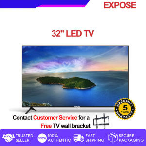 Expose Smart TV 32 Inch 4K LED Flat Screen TV Bluetooth Digital Smart Television With WiFi NETFLIX Youtube Google TV