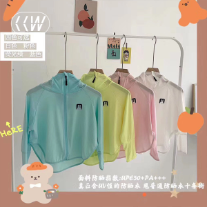 CCW เด็กฤดูร้อนเด็กครีมกันแดดแจ็คเก็ตเด็กชายและเด็กหญิงชุดบางการ์ตูนแจ็คเก็ต3-8Y เสื้อผ้าป้องกันแสงแดด