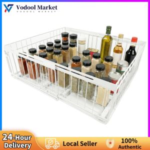 Heavy-Duty Kitchen Cupboard Sliding Basket for Heavy Items and Easy Access