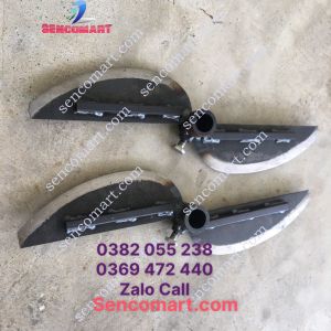 COM BO 2 lưỡi dao băm chuối mịn băm cỏ voi dài 40cm lỗ trục 24mm giá siêu rẻ