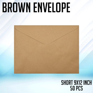 SaleZone - Brown Kraft Envelope 50PCS (9x12in & 10x15in) Office Mailing Envelopes