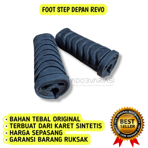 Foot Step Depan Dari Bahan Karet Sintetis yang Tebal Untuk Motor REVO