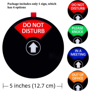 Privacy Sign Do Not Disturb Sign Out of Office Please Knock In A Meeting Office Conference Sign