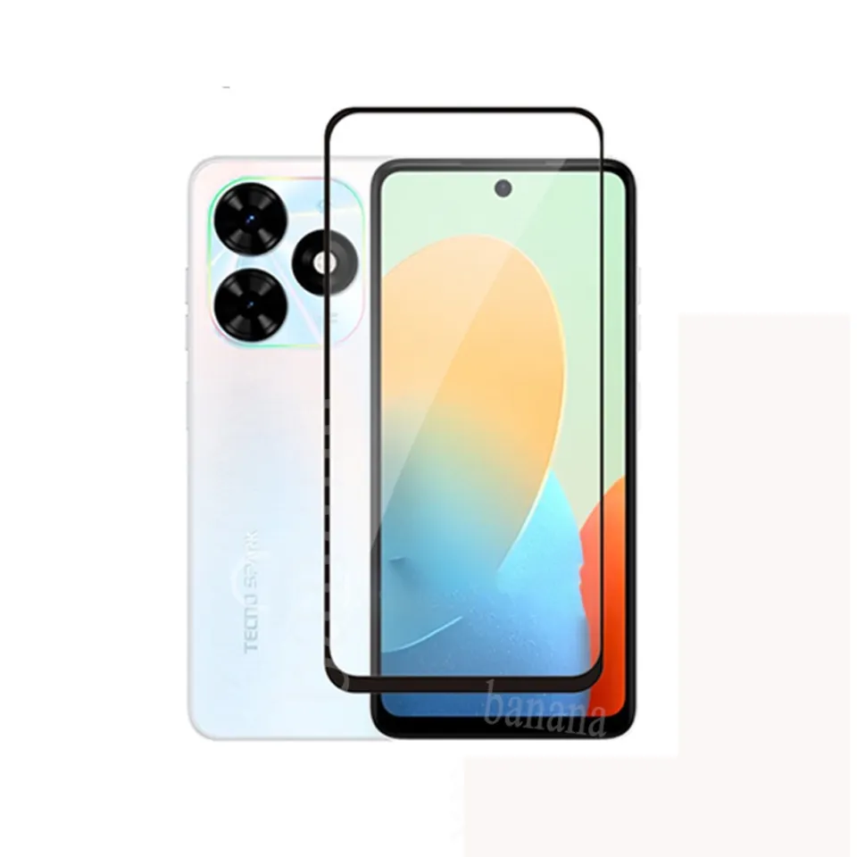 For Tecno Spark Go 2024 Tempered Glass Full Cover Film Spark
