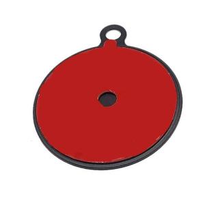 Plastic Dashboard Mounting Disk With High Stick Adhesive 75mm/95mm Red Pad For Mobile Device Car Suction Cup Accessories