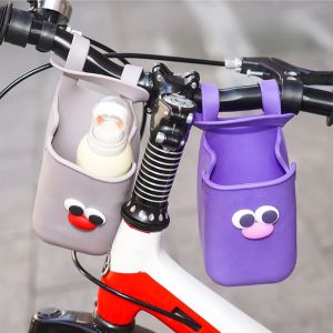 1 Pcs Silicone Cup Holder Outdoor Portable Cart Bicycle Water Cup Holder Bathroom Cup Holder Childrens Bike Storage Bag