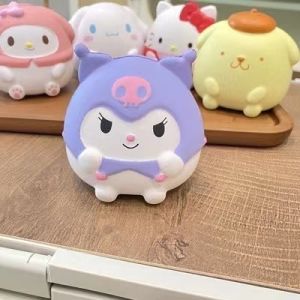 【Ready Stock】Sanrio Squishy Toys My Melody Decompression Doll Kuromi Plushie Cinnamoroll Slow Rebound Release Anxiety Toy Kawaii Hell
