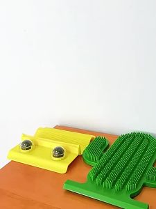 Cute  Cat Self Groomer  Door Wall Scratcher  Brush Massage Comb  Sikat Kucing Bulu Sendiri  Cat Hair Comb