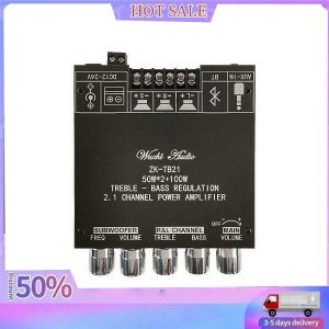 Portable Bluetooth Audio Amplifier – 160W*2 + 220W High Fidelity Digital Power Subwoofer Support for Home and Vehicle